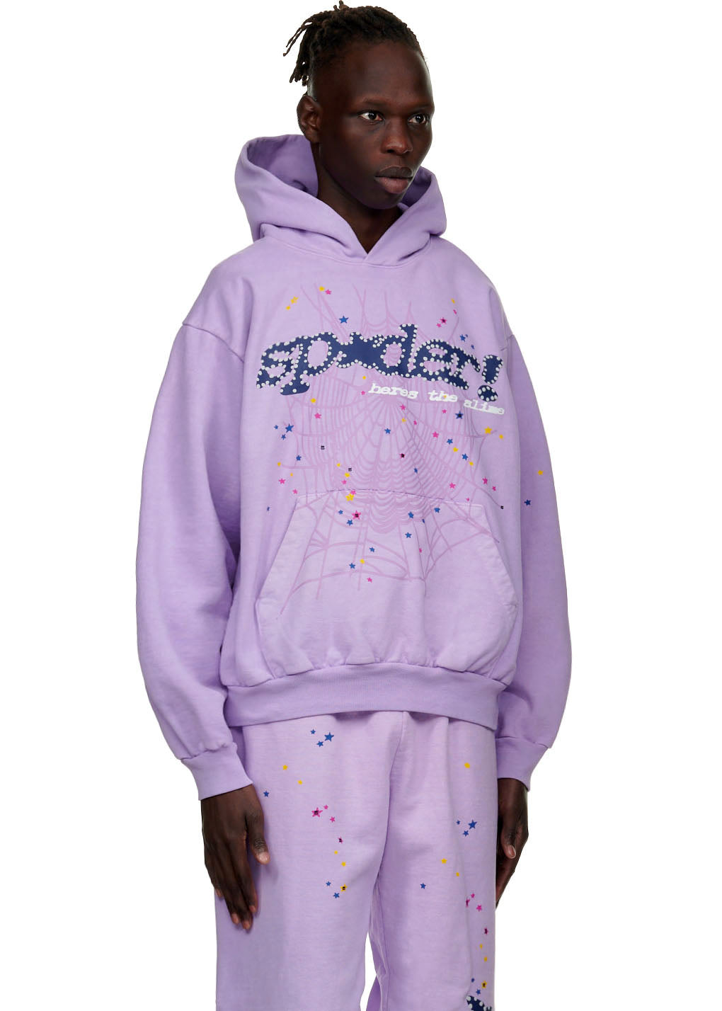 Sp5der Acai Hoodie - Lavender