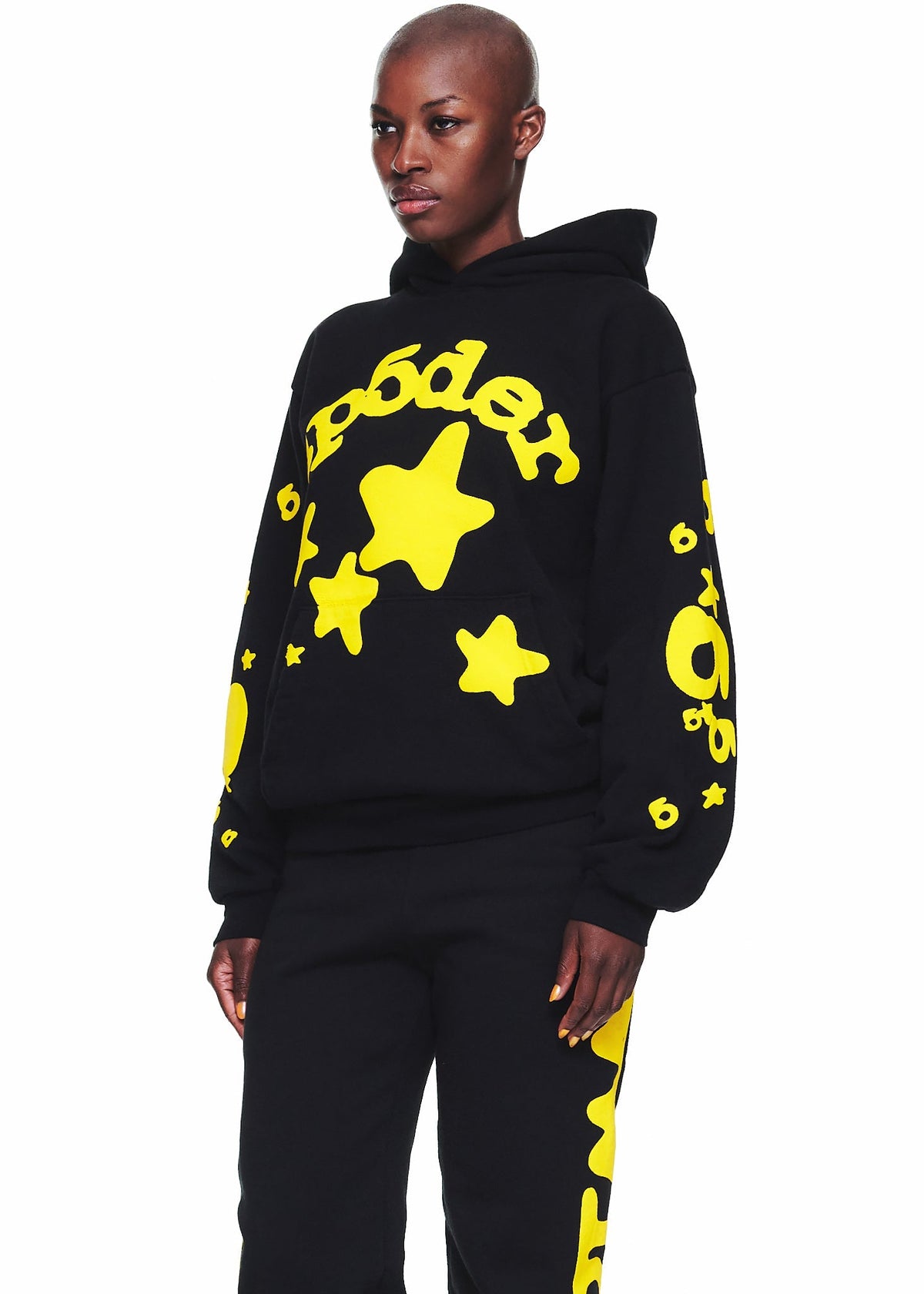 Sp5der Beluga Hoodie - Black