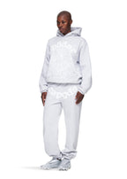 Sp5der Og Web Hoodie - Heather Grey