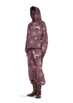 Sp5der Aop Hoodie - Brown
