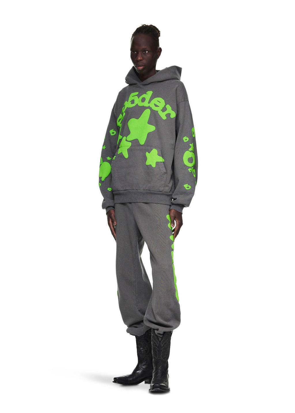 Sp5der Beluga Hoodie - Slate Grey