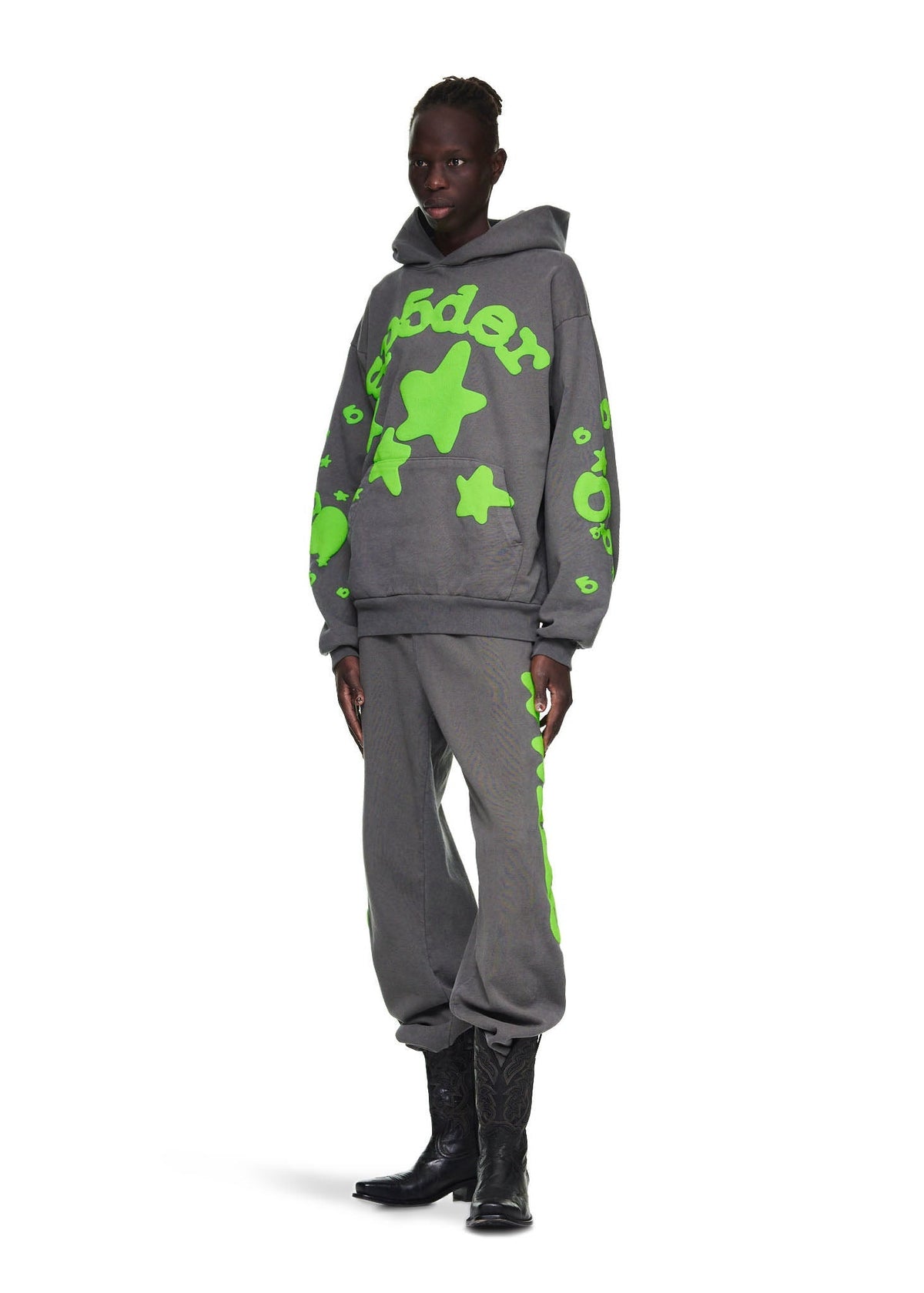 Sp5der Beluga Hoodie - Slate Grey