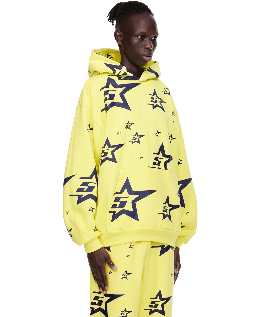 Sp5der 5star Hoodie - Light Yellow