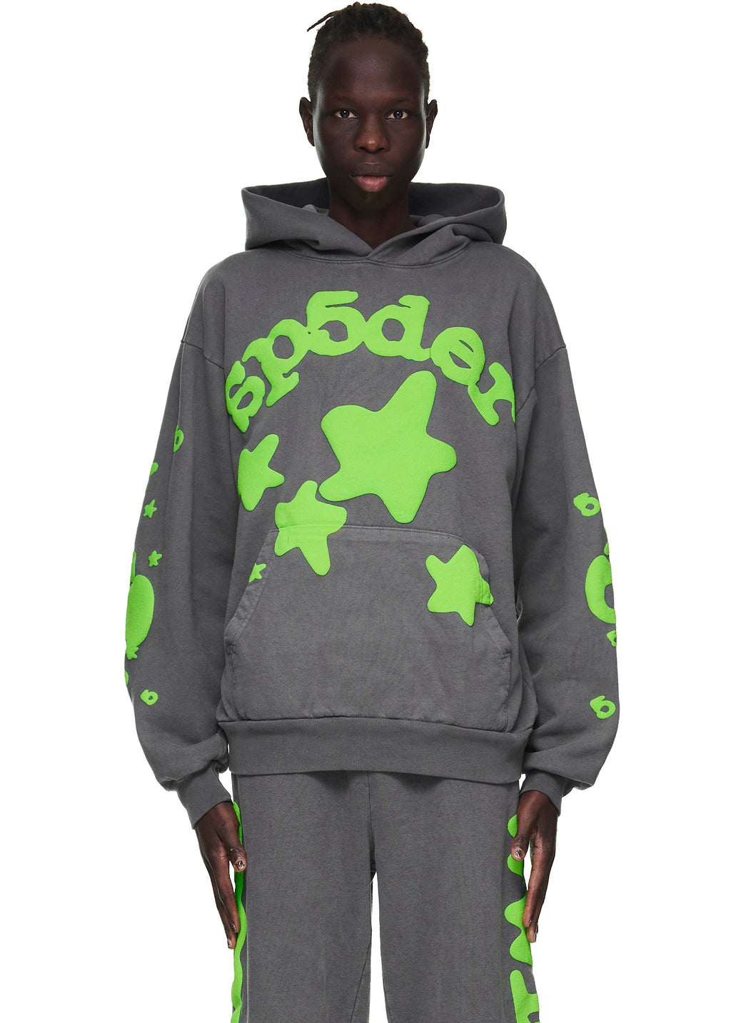 Sp5der Beluga Hoodie - Slate Grey