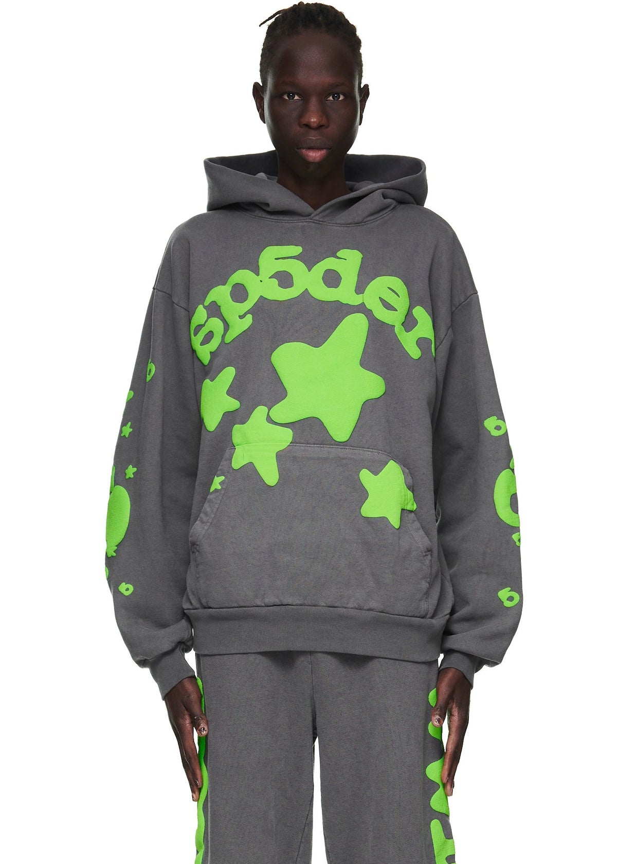 Sp5der Beluga Hoodie - Slate Grey