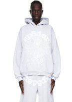 Sp5der Og Web Hoodie - Heather Grey