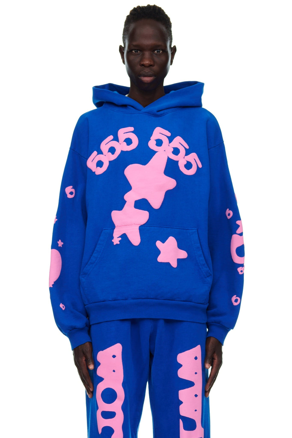 Sp5der Blue Beluga Hoodie - Blue