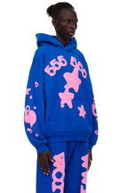 Sp5der Blue Beluga Hoodie - Blue