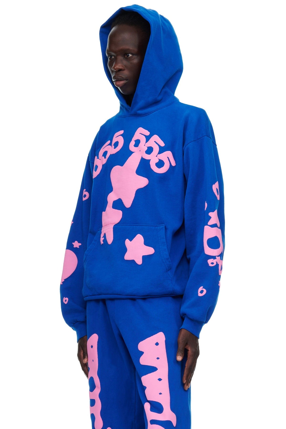 Sp5der Blue Beluga Hoodie - Blue