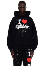 Sp5der Black Souvenir Hoodie - Black