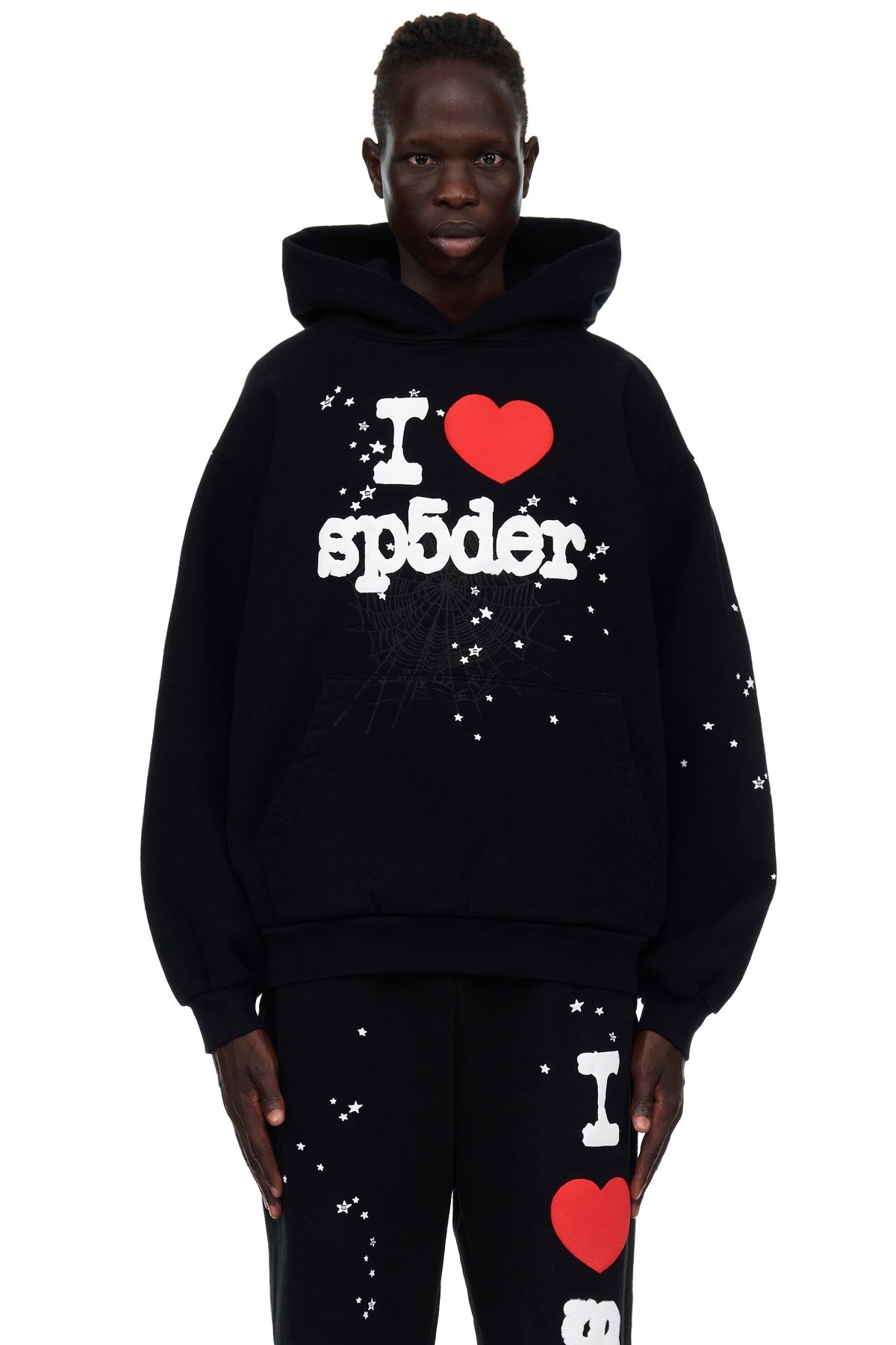 Sp5der Black Souvenir Hoodie - Black