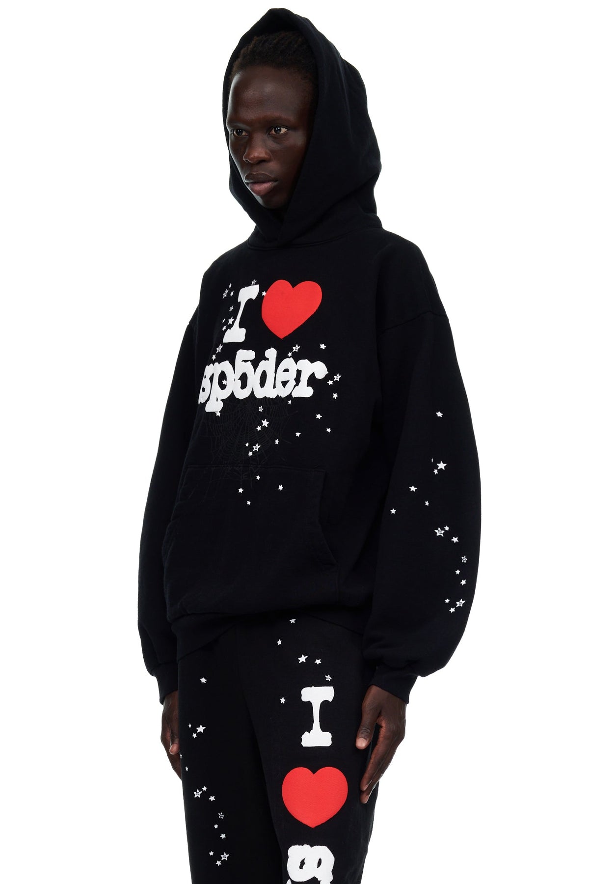 Sp5der Black Souvenir Hoodie - Black