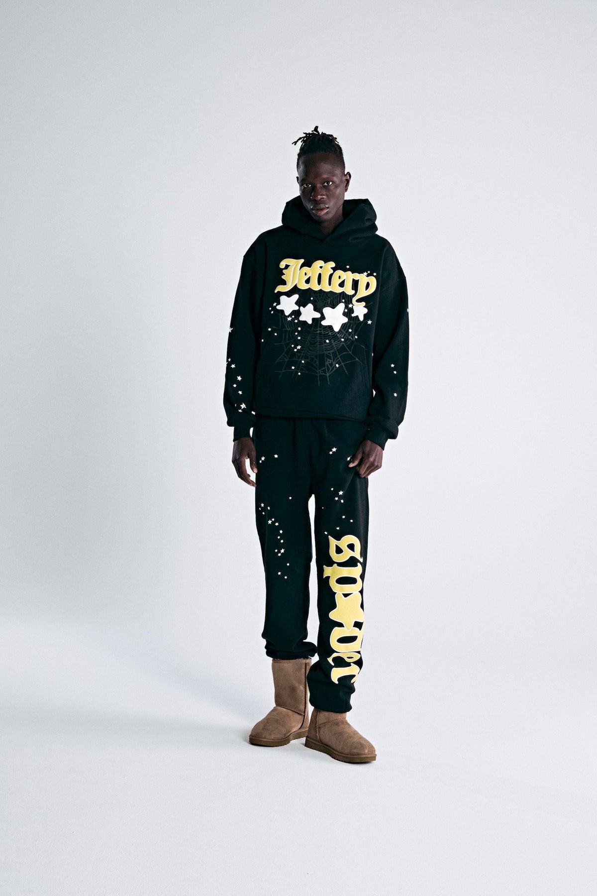 Sp5der Jeffery Hoodie - Black