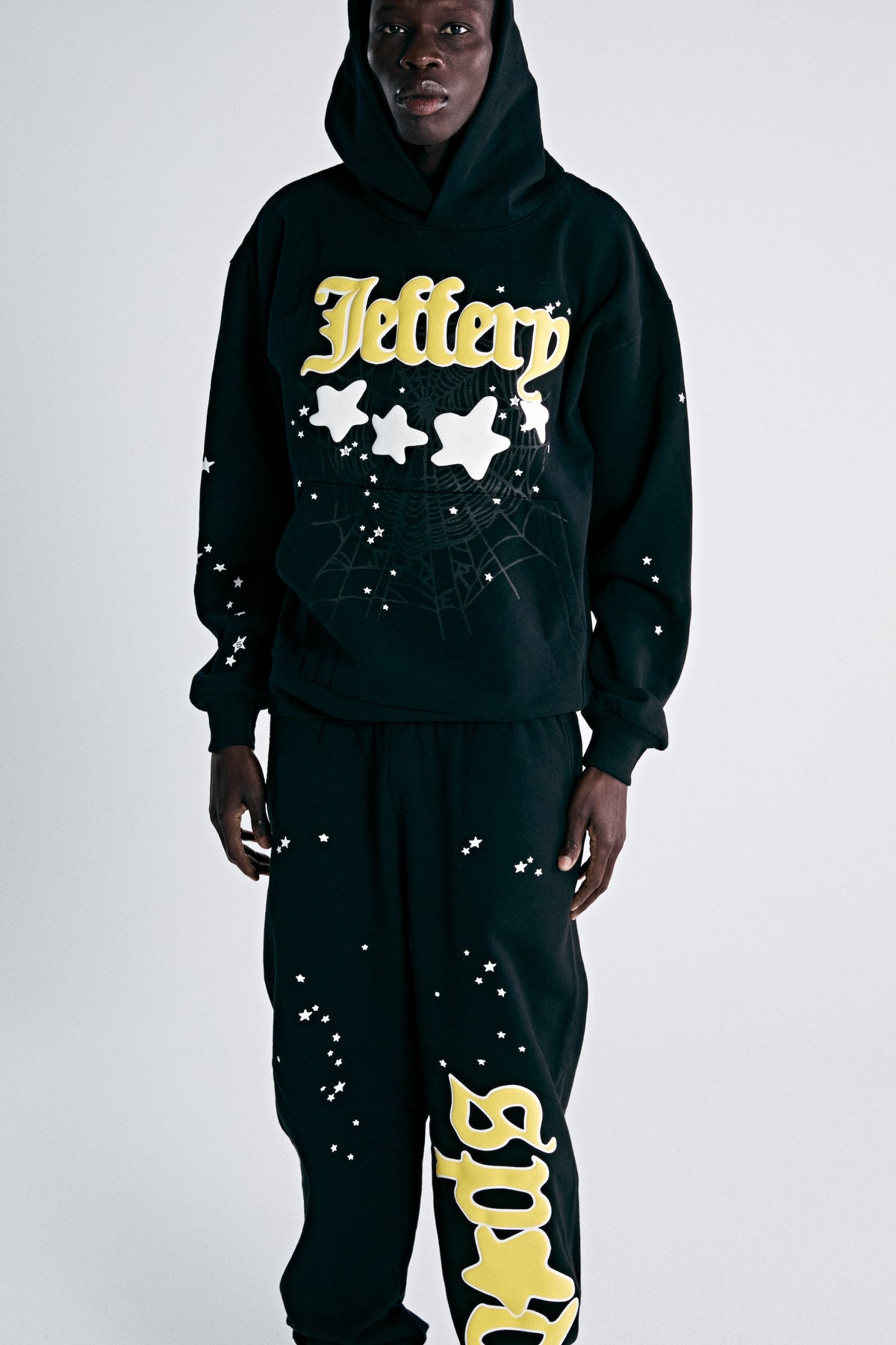 Sp5der Jeffery Hoodie - Black