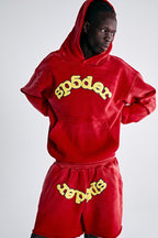 Sp5der Og Logo Hoodie - Red