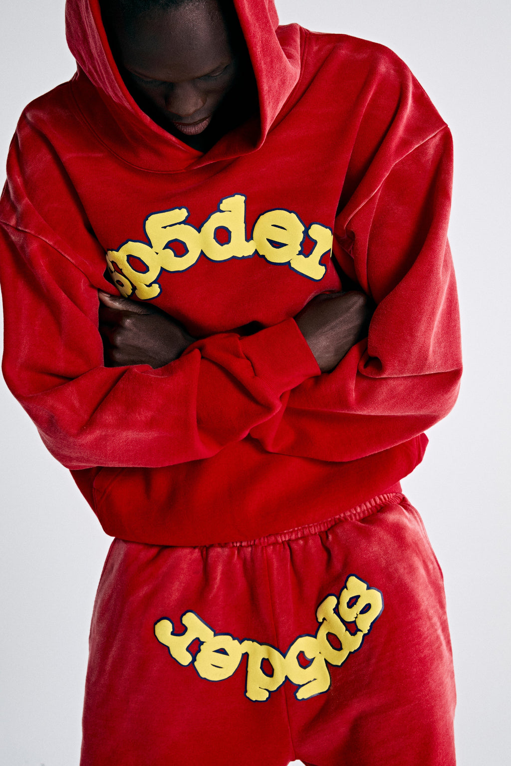 Sp5der Og Logo Hoodie - Red