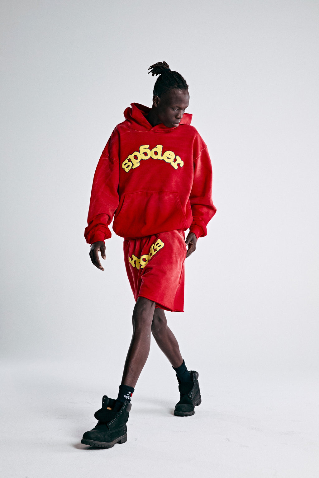 Sp5der Og Logo Hoodie - Red