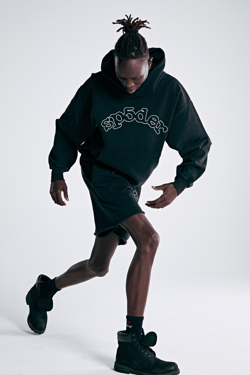 Sp5der Og Logo Hoodie - Black