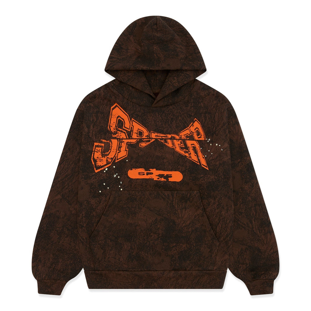 Sp5der T&f Tree Camo Hoodie - Brown