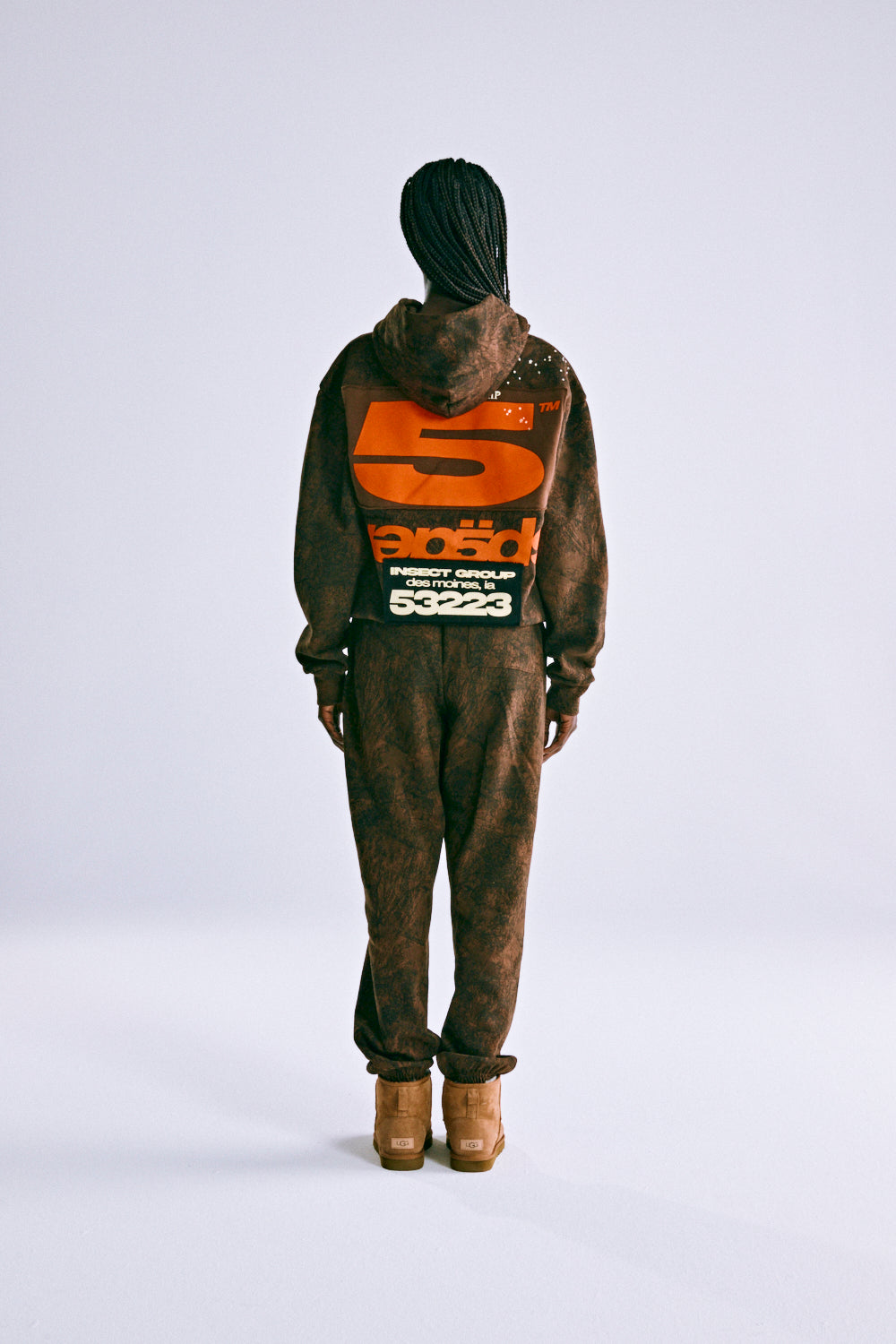 Sp5der T&f Tree Camo Hoodie - Brown