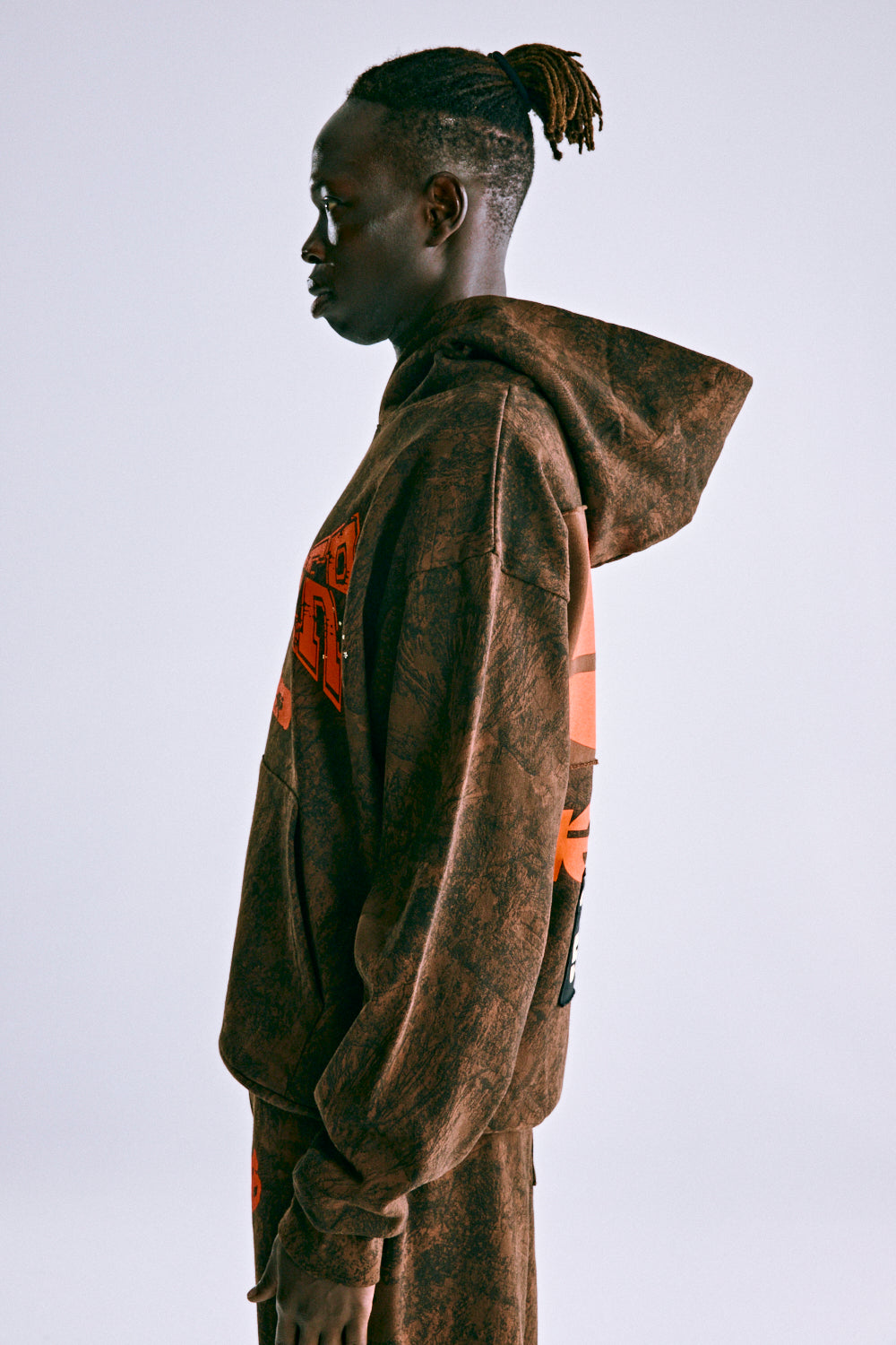 Sp5der T&f Tree Camo Hoodie - Brown