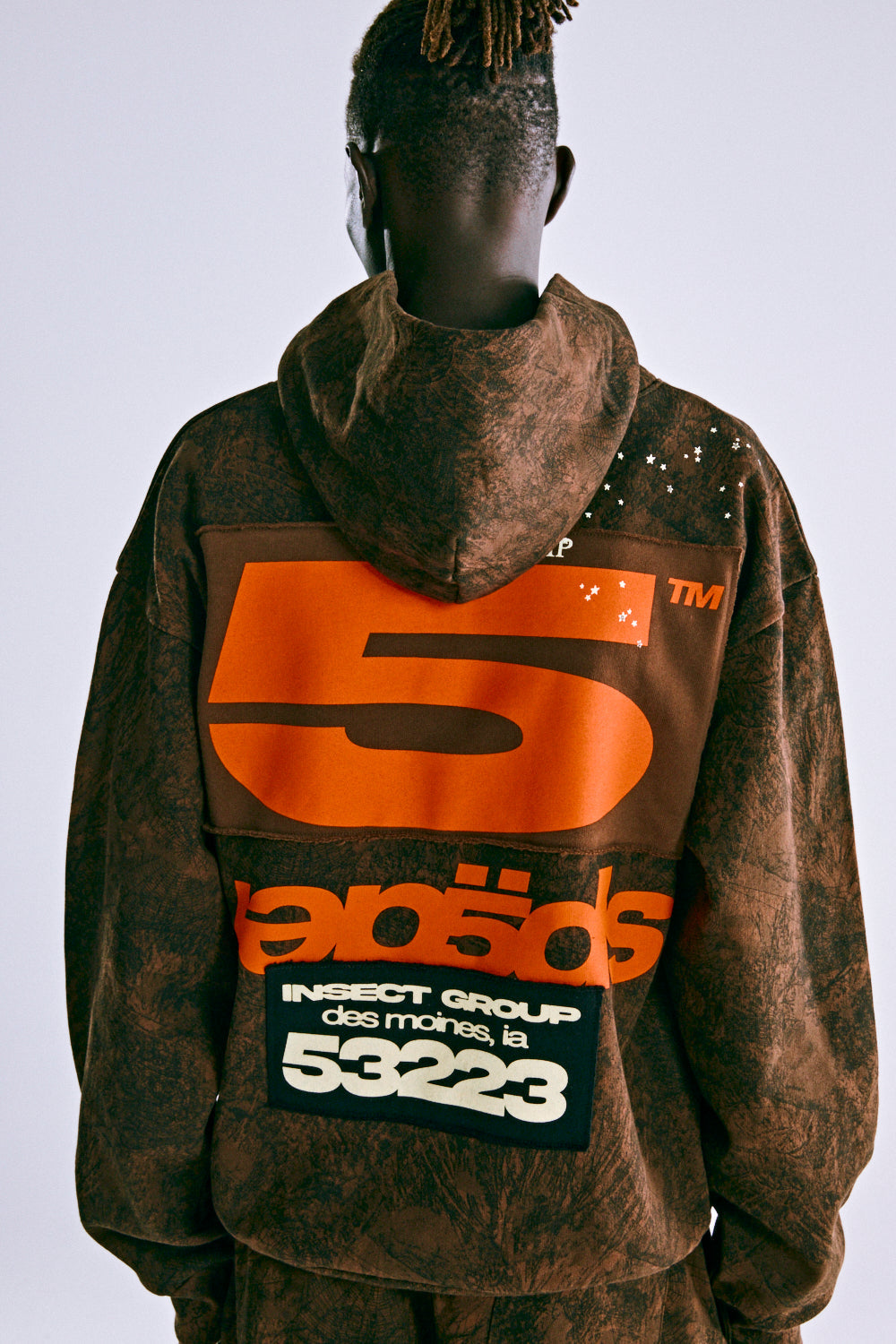 Sp5der T&f Tree Camo Hoodie - Brown