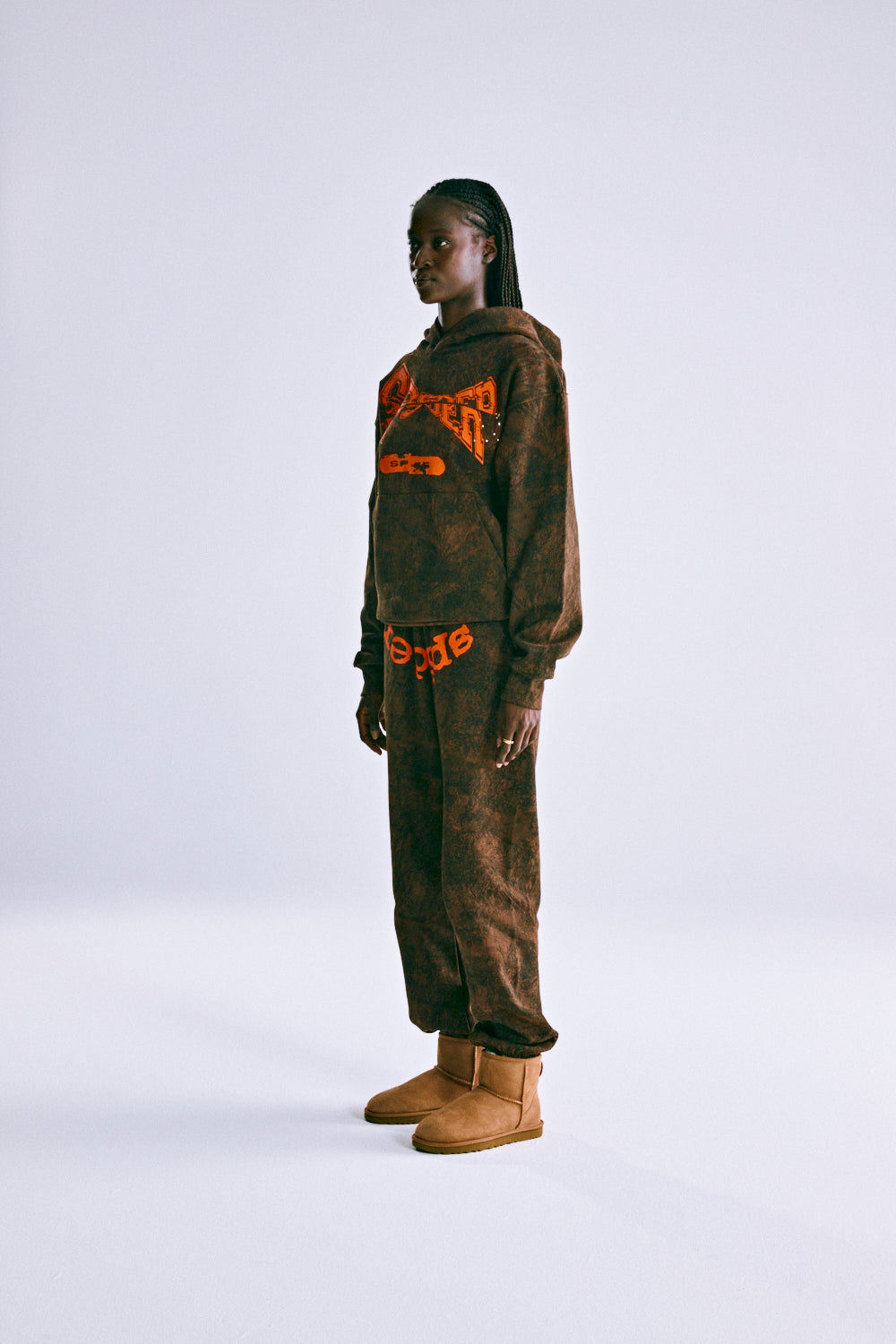 Sp5der T&f Tree Camo Hoodie - Brown