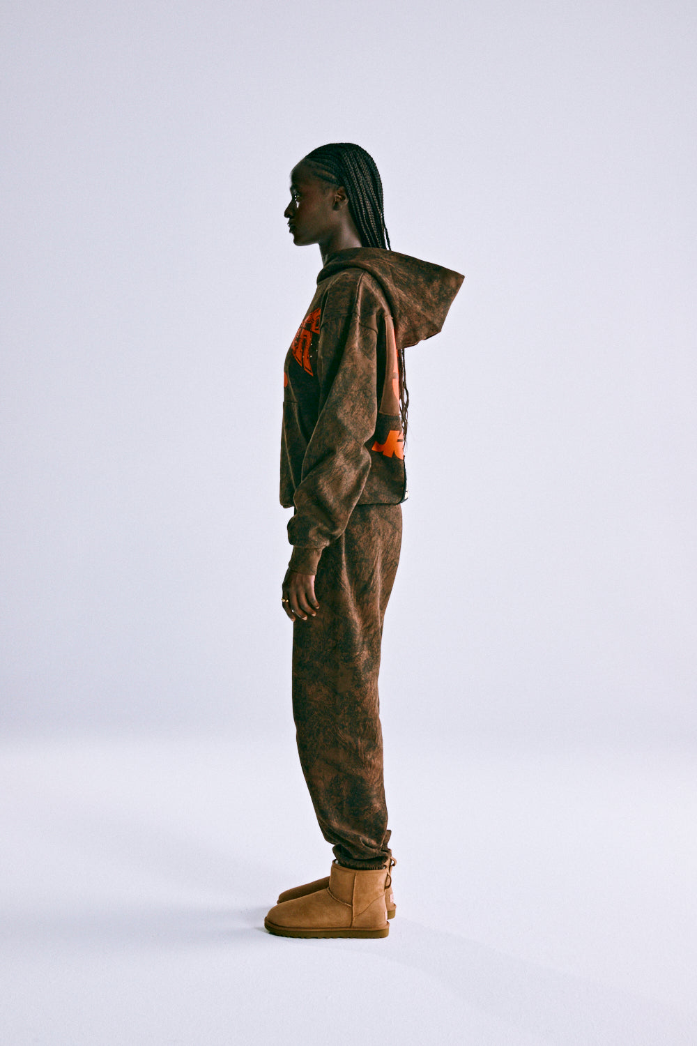 Sp5der T&f Tree Camo Hoodie - Brown
