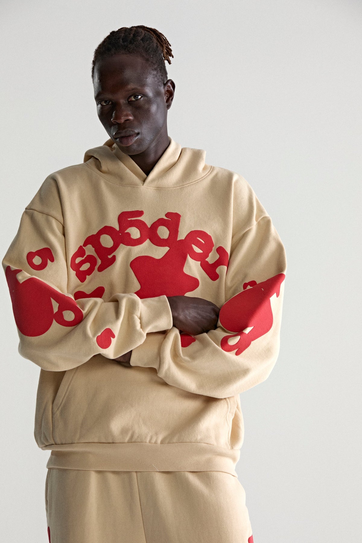 Sp5der Beluga Hoodie - Cream