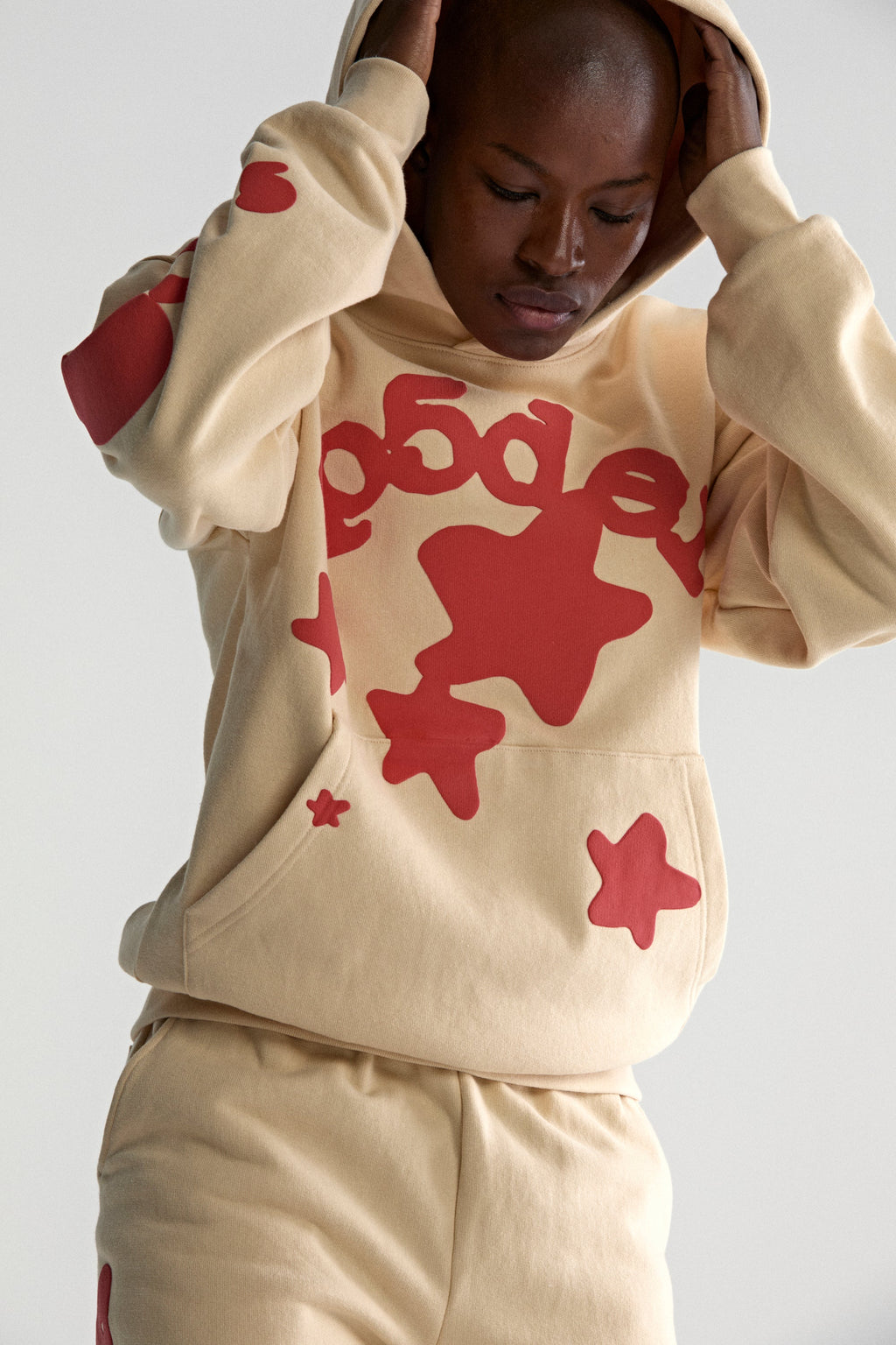 Sp5der Beluga Hoodie - Cream