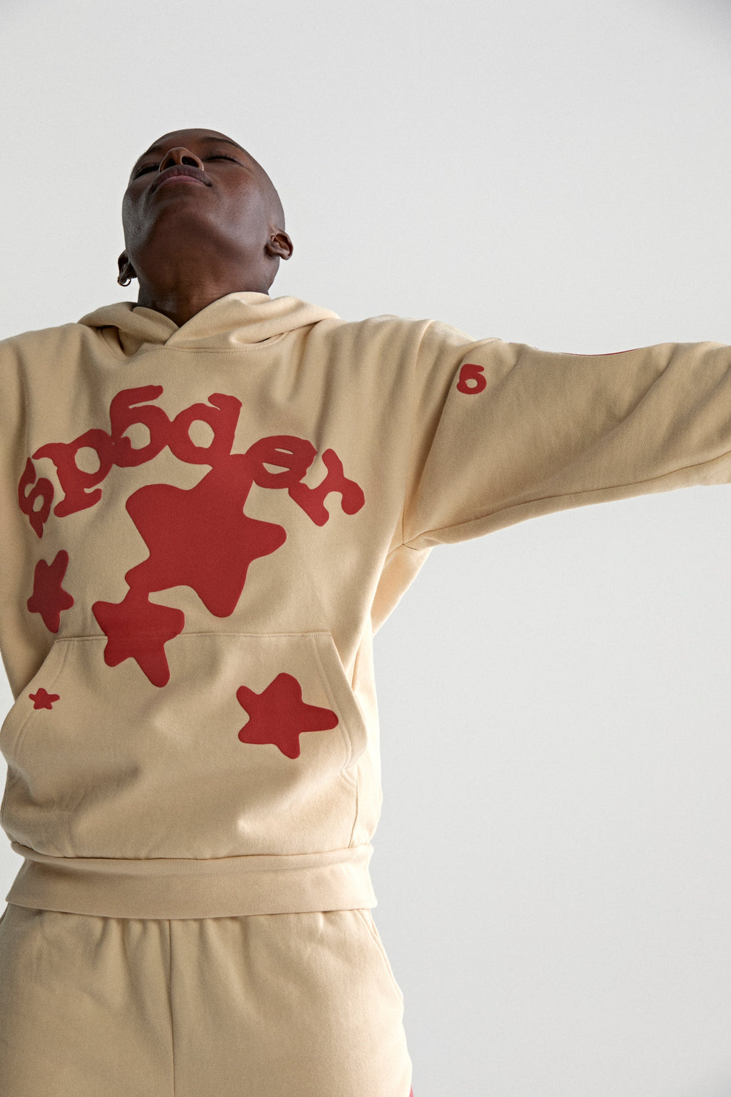 Sp5der Beluga Hoodie - Cream