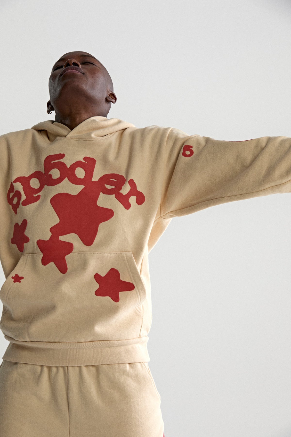Sp5der Beluga Hoodie - Cream