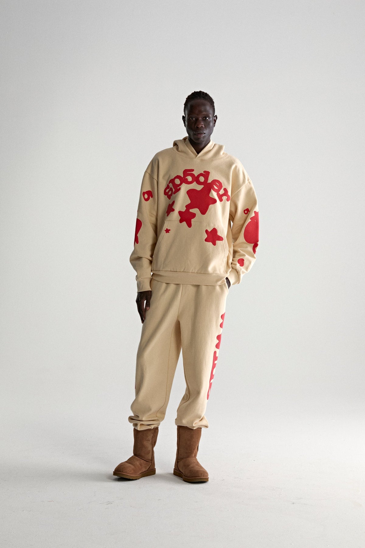 Sp5der Beluga Hoodie - Cream