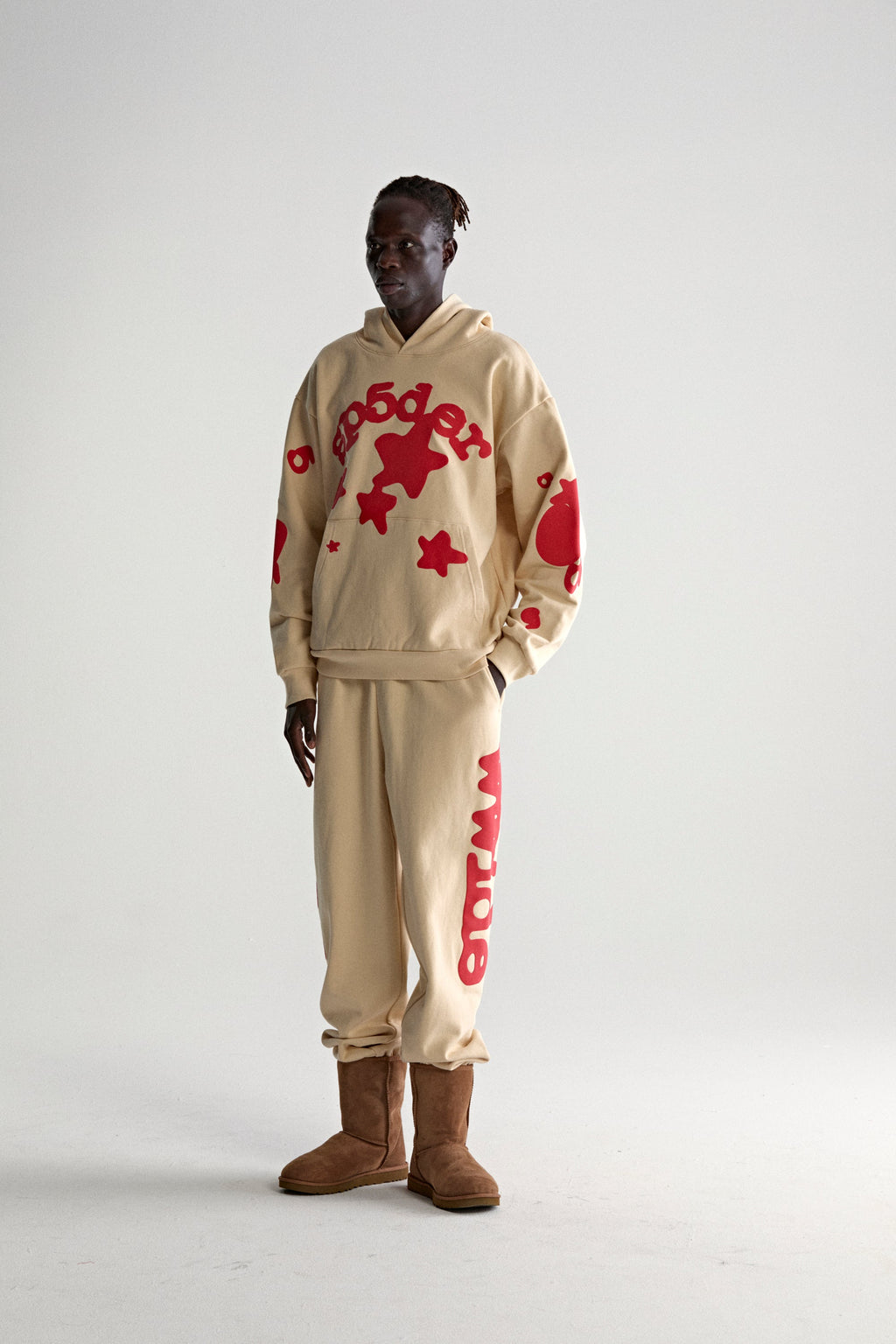 Sp5der Beluga Hoodie - Cream