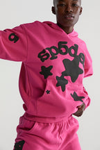 Sp5der Beluga Hoodie - Pink
