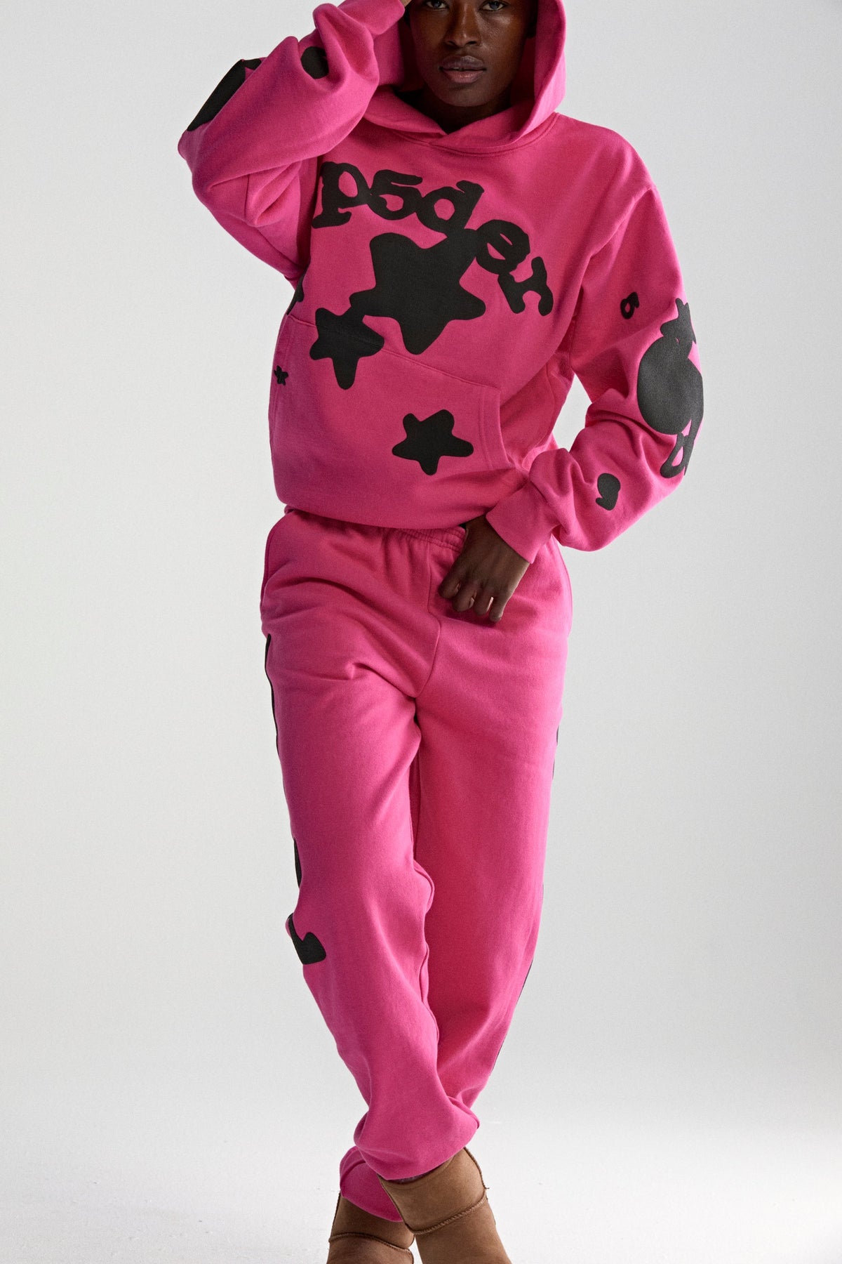 Sp5der Beluga Hoodie - Pink