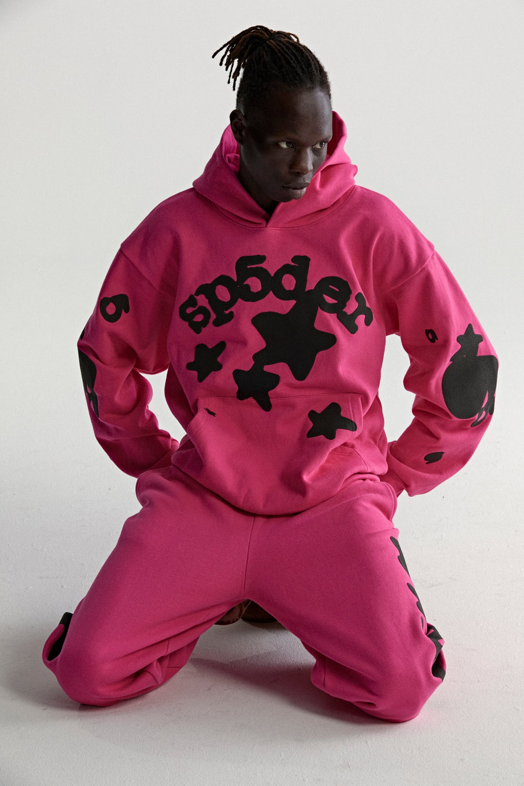 Sp5der Beluga Hoodie - Pink