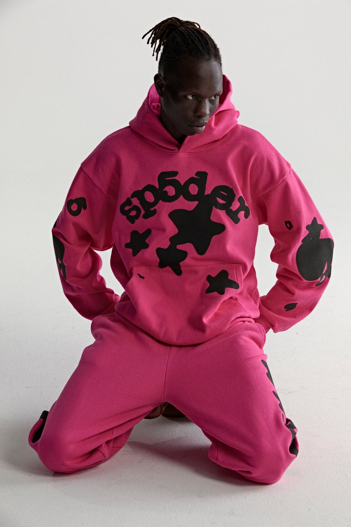 Sp5der Beluga Hoodie - Pink
