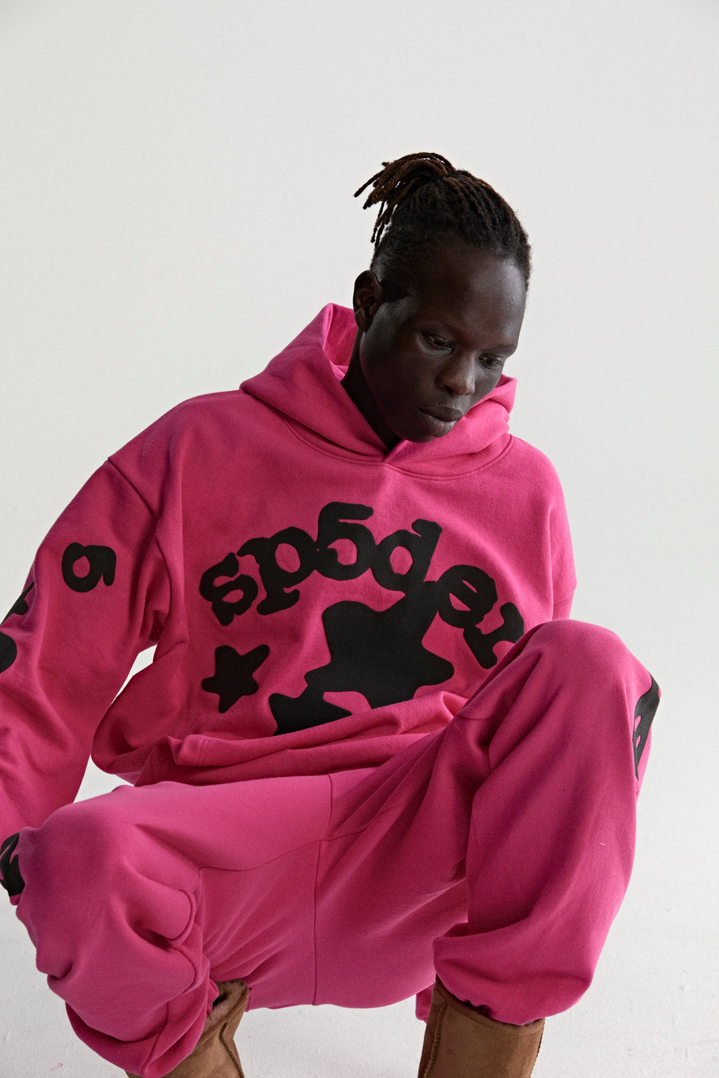Sp5der Beluga Hoodie - Pink