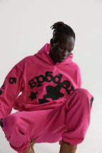 Sp5der Beluga Hoodie - Pink
