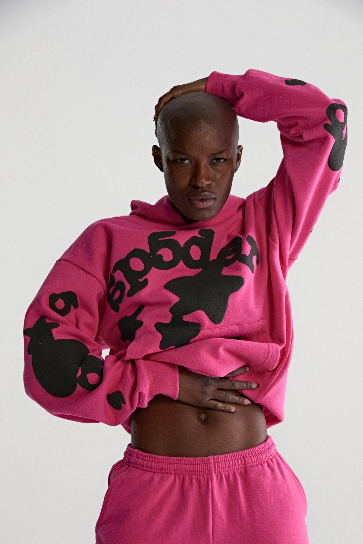 Sp5der Beluga Hoodie - Pink