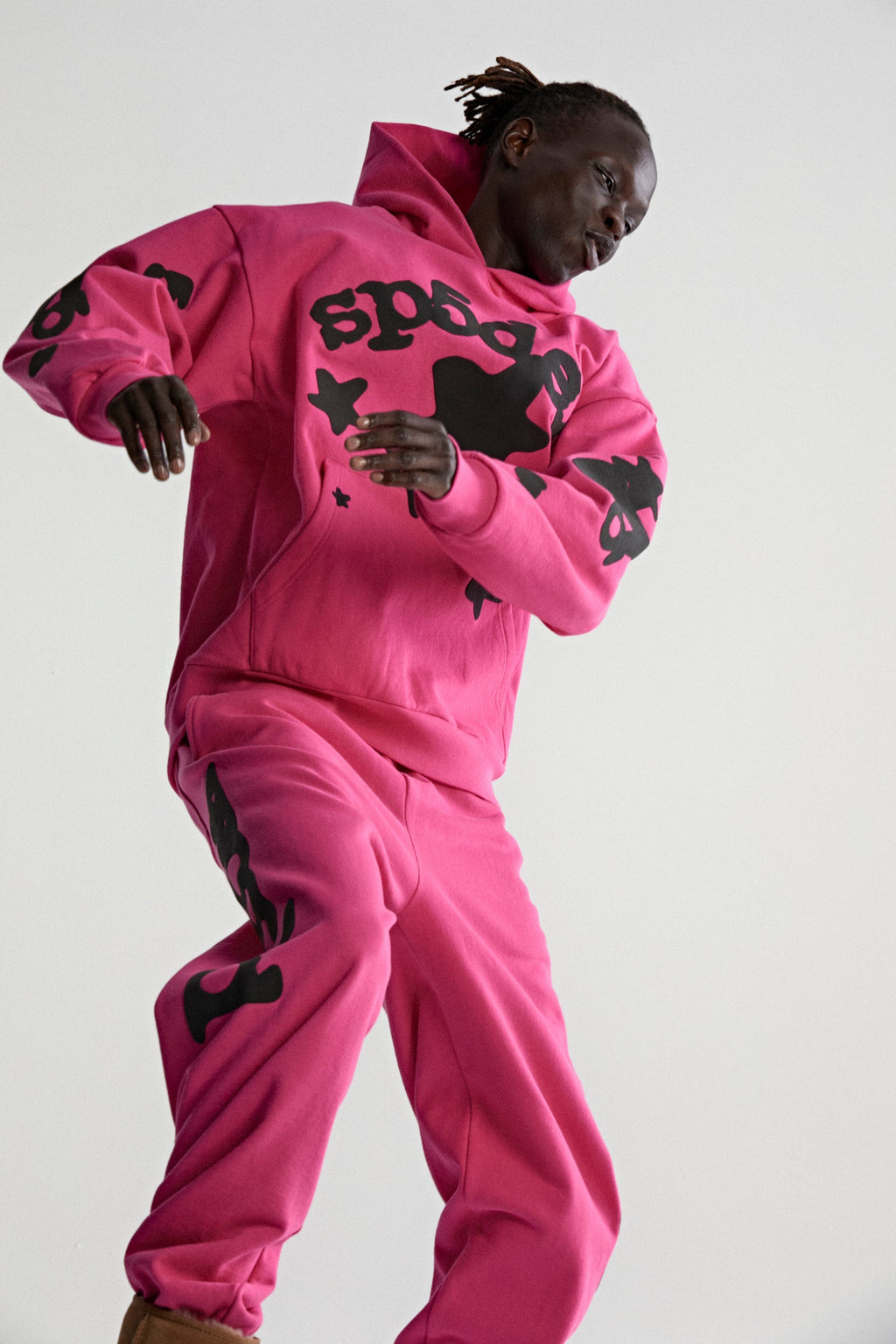 Sp5der Beluga Hoodie - Pink
