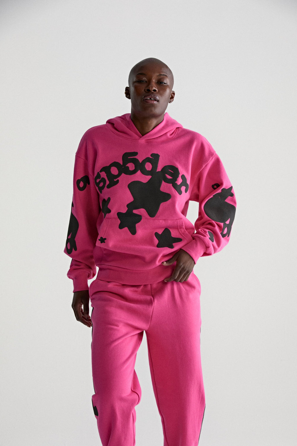 Sp5der Beluga Hoodie - Pink
