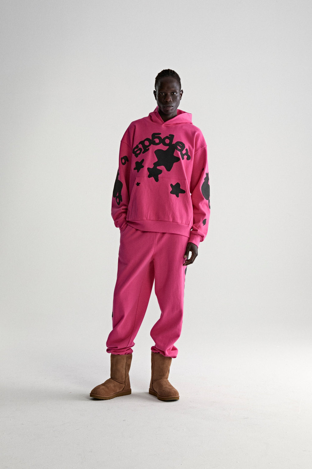 Sp5der Beluga Hoodie - Pink