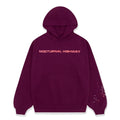 Sp5der Nocturnal Highway Hoodie - Burgundy
