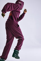 Sp5der Nocturnal Highway Hoodie - Burgundy