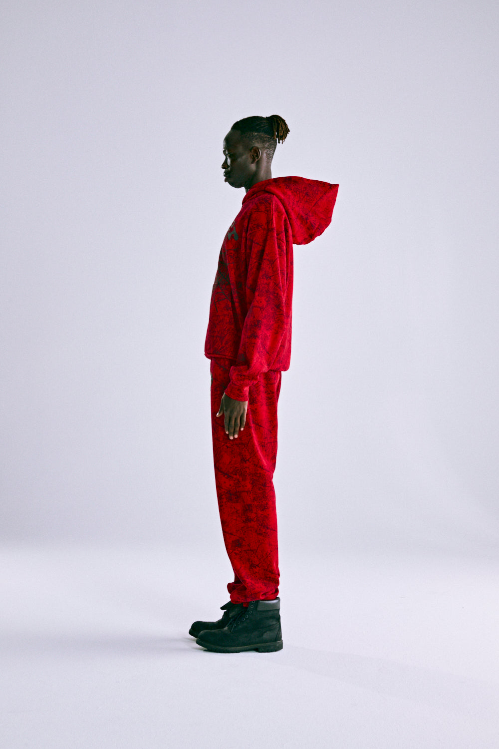 Sp5der Og Tree Camo Hoodie - Red