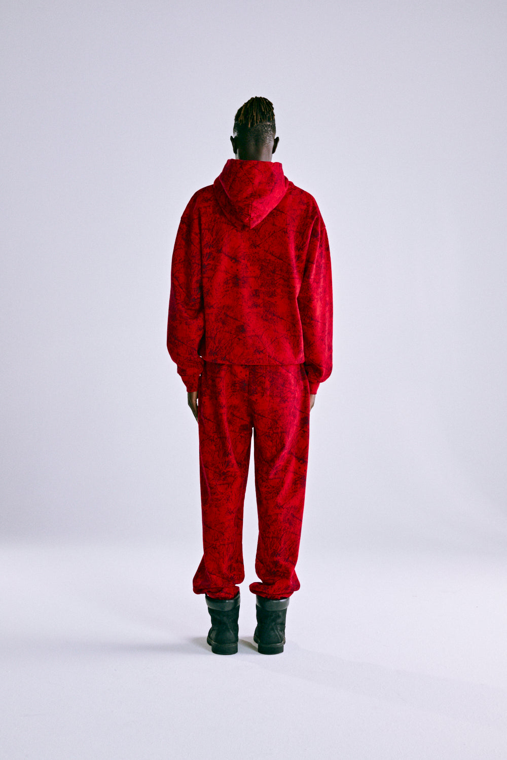 Sp5der Og Tree Camo Hoodie - Red