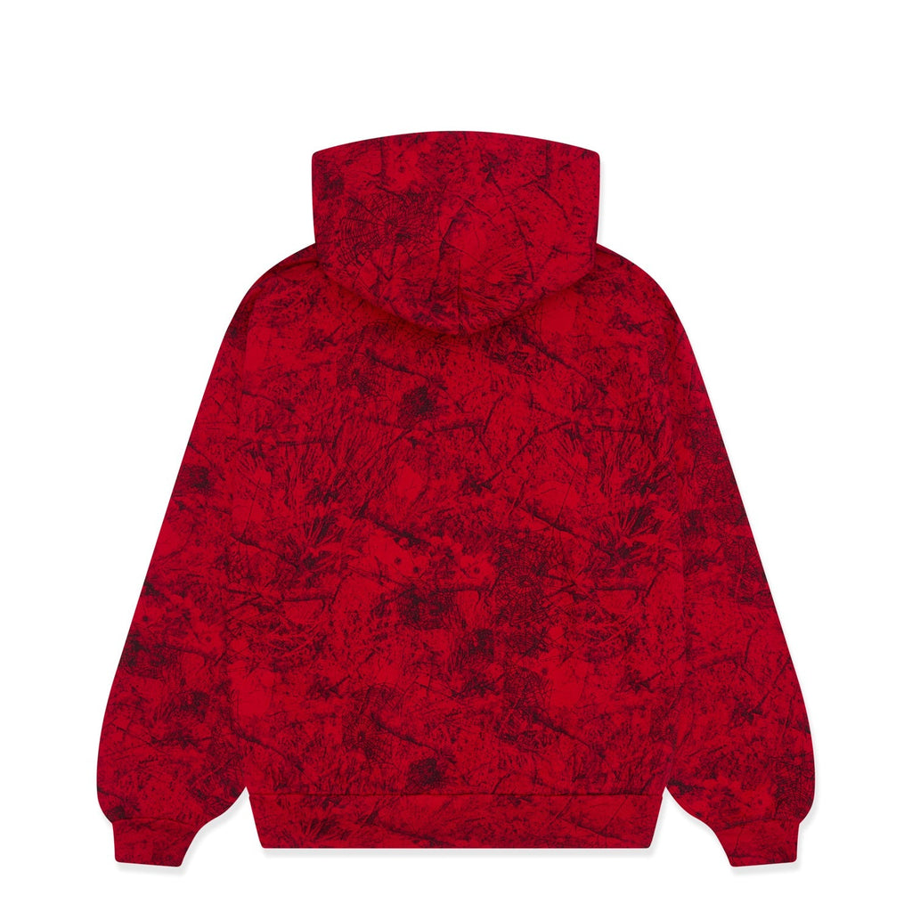 Sp5der Og Tree Camo Hoodie - Red