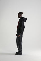 Sp5der Rhinestone Og Web V2 Hoodie - Black